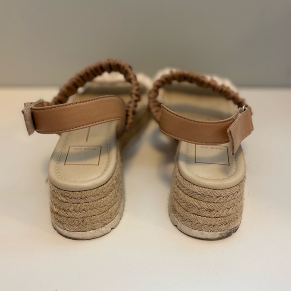 Dolce Vita Mizza Espadrille Wedge Sandal Size 8 Open Toe Summer Beach Casual - Picture 4 of 6